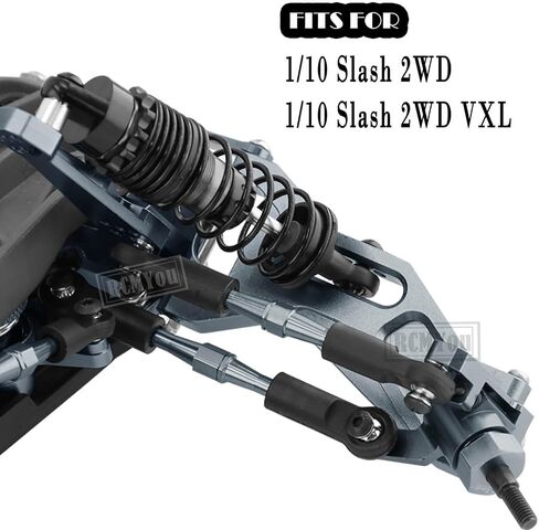 Upgrades Part for 1/10 Slash 2WD,Alloy Big Bore RC Shocks Absorber,Suspension Arm,Caster Block,Steering Blocks,Rear Stub Axle Carriers,Steering Bellcranks,Shocks Tower,Red in Saudi Arabia