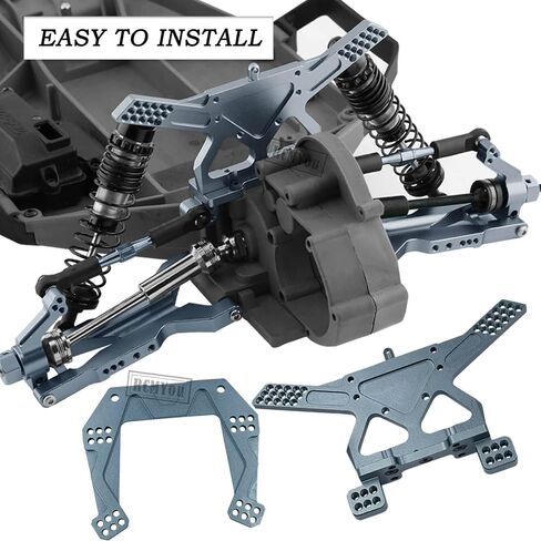 Upgrades Part for 1/10 Slash 2WD,Alloy Big Bore RC Shocks Absorber,Suspension Arm,Caster Block,Steering Blocks,Rear Stub Axle Carriers,Steering Bellcranks,Shocks Tower,Red in Saudi Arabia