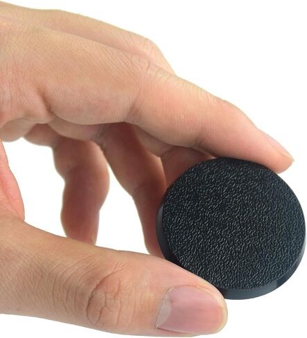 50 قطعة من قواعد النماذج البلاستيكية المستديرة للألعاب المنمنمة أو ألعاب الطاولة (40 مم/1.57 بوصة) in Kuwait