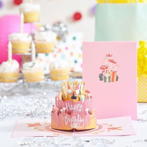 Lovepop Happy Birthday Pop-Up Card for Her and Him - 3D Happy Birthday Greeting Cards for Boys, Girls, Men, Women - Plane Awesome Day - 5" x 7" Airplane Card - Blank Note Card & Envelope Included in Saudi Arabia