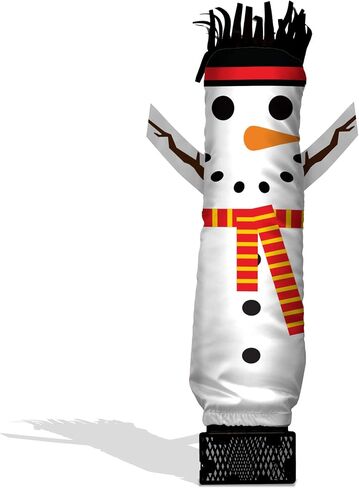 LookOurWay Air Dancers Mini Inflatable Tube Man Set - 29" Wacky Waving Inflatable Tube Guy with Blower for Desktop Advertising - Christmas Snowman in Saudi Arabia