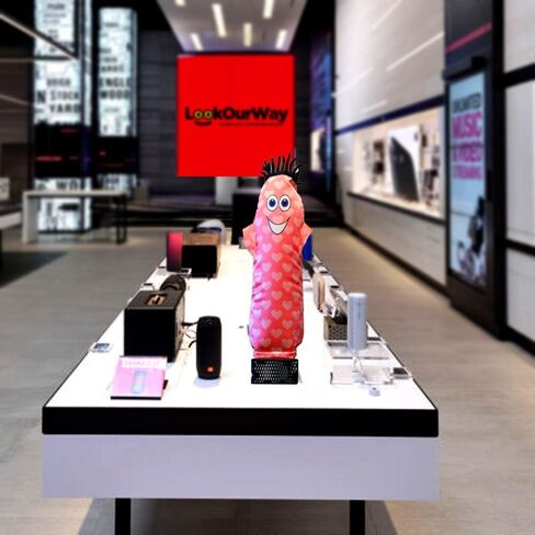 LookOurWay Air Dancers Mini Inflatable Tube Man Set - 29" Wacky Waving Inflatable Tube Guy with Blower for Desktop Advertising - Christmas Snowman in Saudi Arabia
