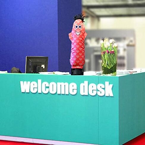 LookOurWay Air Dancers Mini Inflatable Tube Man Set - 29" Wacky Waving Inflatable Tube Guy with Blower for Desktop Advertising - Christmas Snowman in Saudi Arabia