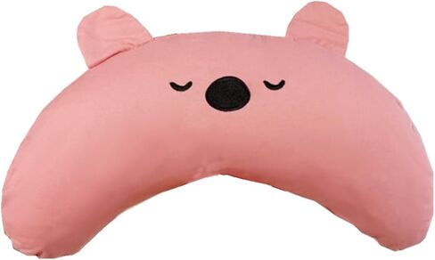 SHENGOCASE 14"x6.3" Large Pet Calming Pillow for Medium Dog Head Neck Relaxing, U-Shaped Pillow for Big Cats Bed Mat and Puppy Indoor (Pink) in Saudi Arabia