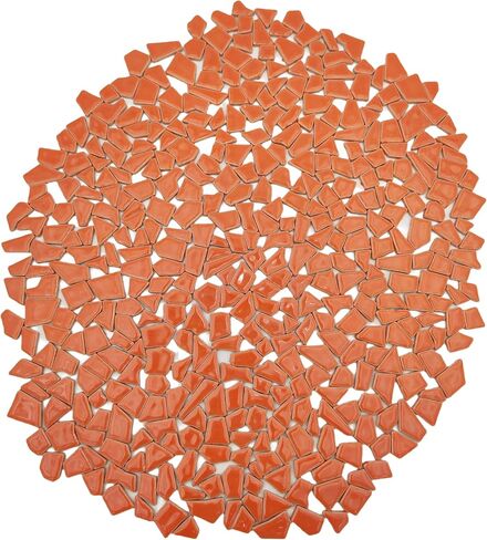 1.1LB Irregular Ceramics Mosaic Tiles, Mosaic Pieces Stones for DIY Mosaic Making Craft Hobby Arts Home Wall Decoration (White) in Kuwait