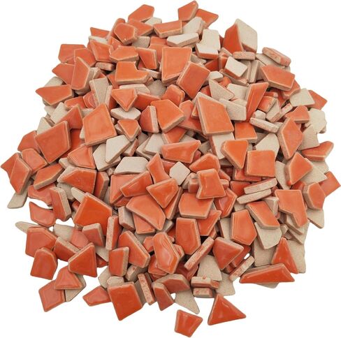 1.1LB Irregular Ceramics Mosaic Tiles, Mosaic Pieces Stones for DIY Mosaic Making Craft Hobby Arts Home Wall Decoration (White) in Kuwait