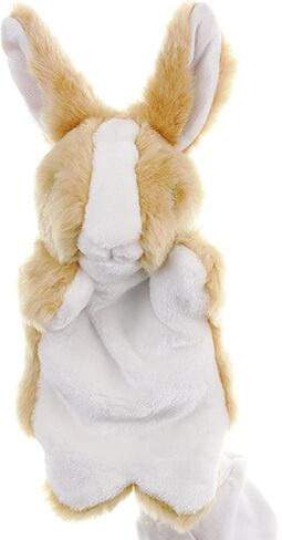 Plush Rabbit Hand Puppet Interactive Animal Toys for Role Play Storytelling Preschool Teaching Gifts for Kids Boys Girls (Brown) in Saudi Arabia