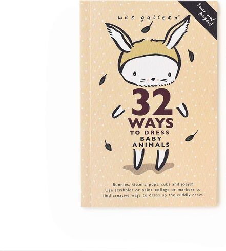 Wee Gallery, 32 Ways to Dress Up Woodland Animals - Creative Coloring Book for Kids, Toddler, Preschool Children, Arts and Craft Activity for Travel, Homeschool Play, Motor Skills, with Tear Out Pages in Saudi Arabia