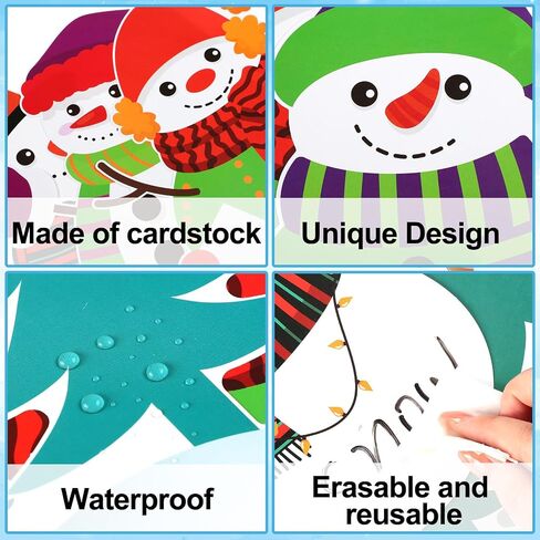 Qilery 105 Pcs Winter Bulletin Board Decorations Set Christmas Christian Bulletin Board Cutouts You are God's Unique Religious Classroom Decor Snowflake Snowman Paper Cutouts for School Home Wall in Saudi Arabia