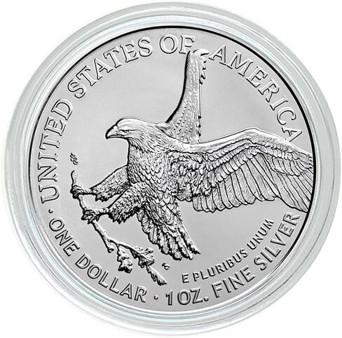 Mobiegar 3 عبوات 2024 - عملات نسور الفضة الأمريكية المطلية بالفضة، دولار أمريكي غير متداول، عملة تذكارية مطلية بالفضة والحديد مع صندوق in Kuwait