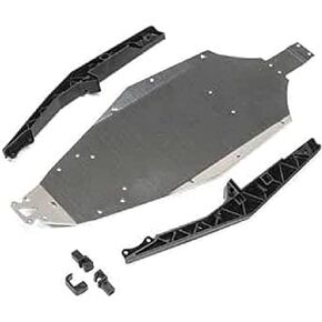 Losi Chassis & Mud Guards Mini-B LOS211020 Elec Car/Truck Replacement Parts