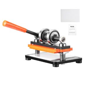 Leather Cutting Machine, 14.2 x 10.2 in Embossing Plate Manual Die Cutter, 0.47 in Pressure Stroke Leather Embossing Machine, Dual Guide Shafts Die Cut Machine for Various of Materials