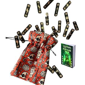 Ogham's Fortune Oracle Set Ogham Runes Celtic Runes Celtic Alphabet Divination Rune Set Casting Runes Set Tree Alphabet (Fairy Moon)