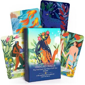 Paradise Oracle Cards: New 55 Card Deck Releases 2024 | Self Help, Love and Self Reliance | Helps Fulfill Your Dreams