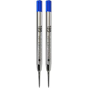 Monteverde Capless Gel Refill (to fit Parker), 0.5 mm Extra Fine Needle Point, Blue