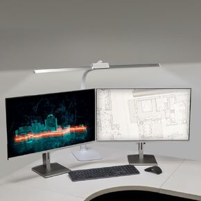 Broadwing M, Melatonin Wide Professional LED Stand Desk Light, 5 Brightness Levels, 3 Color Temperatures