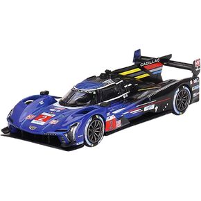 True Scale Miniatures Model Car Compatible with Cadillac V-Series.R #2 Cadillac Racing 2023 Le Mans 24 Hrs 3rd Place 1/64 Diecast Model Car Mini GT MGT00716
