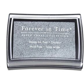 Homeford Stamp Ink Pad, 3-Inch (Metallic Silver)