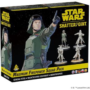 Star Wars Shatterpoint Maximum Firepower Squad Pack - Tabletop Miniatures Game, Strategy Game for Kids and Adults, Ages 14+, 2 Players, 90 Minute Playtime, Made by Atomic Mass Games