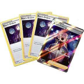 Boss's Orders Cyrus - SWSH251 Full Art - Pokemon 4 Card Lot - Black Star Promo - x3 Cosmic Holo