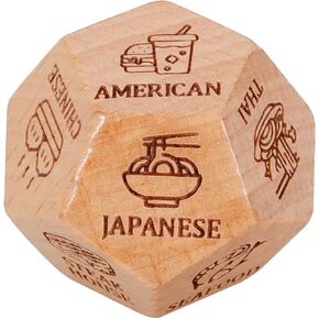 هدايا عيد الميلاد تخزين هدايا له تاريخها ليلة خطوبة هدايا مضحكة لصديقها الأزواج الغذاء النرد فك عيد الحب هدايا عيد الميلاد للنساء الرجال عشاق الطعام هدايا النرد الخشبي in Kuwait