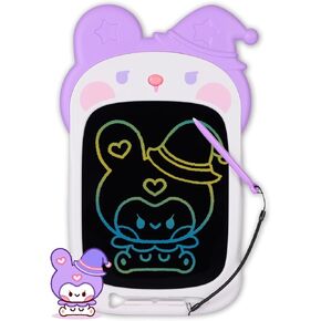 LCD Writing Tablet for Girl 2 3 4 5 6 Year Old 10 Inch, Drawing Board, Doodle Pad, Paint, Travel Toys, Road Trip, Birthday Gifts for Kids (Bunny Witch)