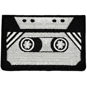Tape Cassette Retro DIY Applique Embroidered Sew Iron on Patch TCS-01