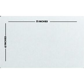 UBICON Check Scanner Cleaning Card - Enhanced Length and Width for Effective Cleaning, Compatible with Major Brands Including Panini and Digital, Presaturated - 4" x 8" (10)