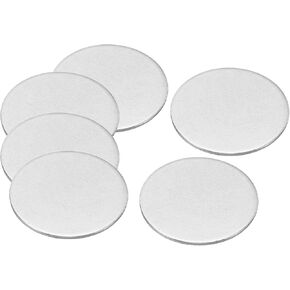 PATIKIL 30mm Steel Disc, 15Pcs Round Metal Stamping Blanks Tags Circle Metal Strike Plate DIY for Engraving Stamping Jewelry Craft