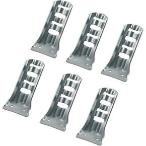 Super Tough USA Made Classroom Wall Bracket 6-Pack | Flag Pole Holder for 2-foot-by 3-foot American Classroom Flags | Indoor Wall Brackets for Classroom, Business, Community Center & Flag Day Decor