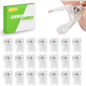 50 Pcs Self Adhesive Clear Clips, Command Strip Clips for Photos, Tapestry Wall Hanging, Posters, Home and Office Decorations
