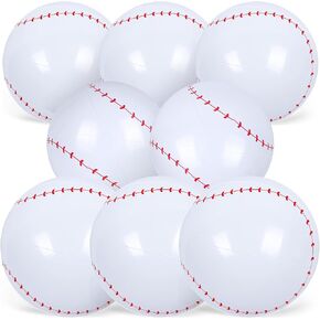 Shindel 8PCS Inflatable Balls, 12inch Inflatable Ball for Kids Beach Balls for Summer Swimming Pool Beach Game