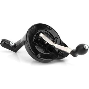 Agatige Sewing Handcrank, Sewing Machine Hand Crank Vintage Metal Handcrank Hand Crank Sewing Machine Handle Sewing Accessory for Spoked Wheel Treadle Sewing Machines, Black