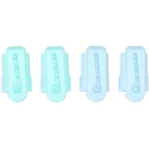 gofidin 4Pcs Finger Splitter Sweater Wool Knitting Tool 4 Yarn Guide Thimble Plastic Sewing Accessories