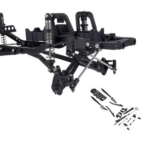SCX10 Axle Upgrade Part, Twin I-Beam 2WD Pre-Runner Aluminum Suspension Conversion Kit for 1/10 RC Crawler Axial SCX10 I II 90046 90047 Axle Upgrade Part