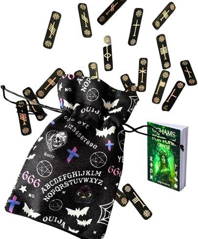مجموعة Ogham's Fortune Oracle مجموعة Ogham Runes Celtic Alphabet Celtic Alphabet Rune Set Casting Runes Set Tree Alphabet (Fairy Moon) in Saudi Arabia