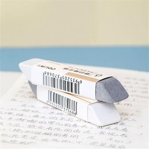 Gray Sand and Matte Eraser,Double Head Eraser,Used to Clear Office Ink Pen Students Ballpoint Pen Fountain Pen Gel Pen Frosted Eraser School Office Correction Supplies,Pen-Style Erasers Erasers in Kuwait