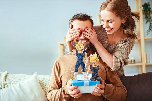 تمثال ماجين فيجيتا تمثال تمثال DBZ سوبر سايان فيجيتا هدايا عيد ميلاد 10.5 بوصة in Saudi Arabia