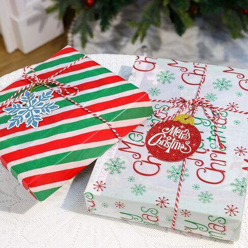 POPGIFTU 144 قطعة من علامات هدايا عيد الميلاد ذاتية اللصق ملصقات عيد الميلاد ملصقات هدايا 36 تصميمًا لملصقات اسم عيد الميلاد ملصقات هدايا تزيينية للعطلات ملصقات عيد الميلاد للهدايا in Kuwait