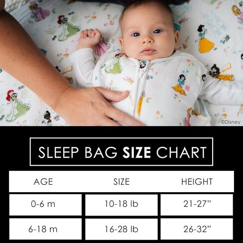 Milk Snob Disney Baby Sleeping Sack, Sleeveless Sleep Bag and Wearable Zip Up Blanket for Girl and Boy, Newborn Infant Shower | Sleeping Sack, Sleeveless Sleep Bag and Wearable Zip Up Blanket for Girl and Boy, Newborn Infant Shower in Saudi Arabia