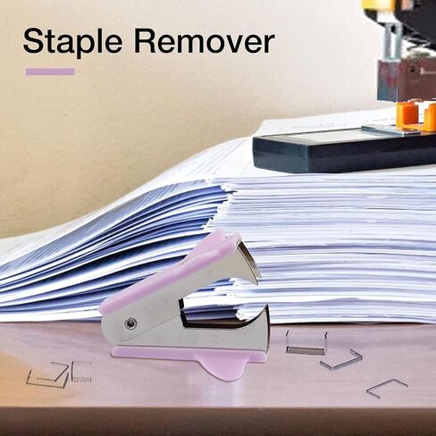 Purple Stapler Puller, Stapler Removals Remover - Staple Puller Tool with Non-Slip Grip Wear-Resistant Supplies for Teachers, Students,and Home Desk Staplers, Manual Staplers in Saudi Arabia