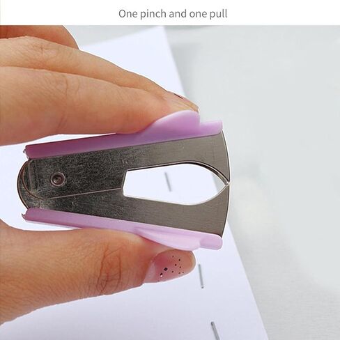 Purple Stapler Puller, Stapler Removals Remover - Staple Puller Tool with Non-Slip Grip Wear-Resistant Supplies for Teachers, Students,and Home Desk Staplers, Manual Staplers in Saudi Arabia
