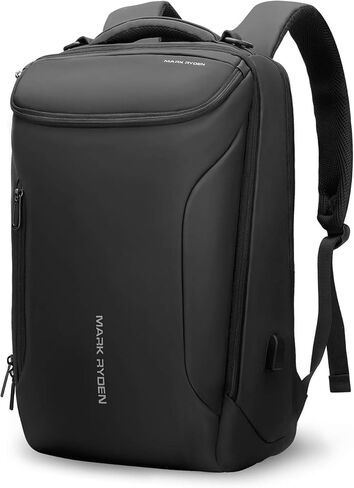 Muzee Business Backpack for Men Waterproof and Travel Laptop Backpack with USB Charging, Fits 17 Inch Laptop and Tech Gear in Saudi Arabia