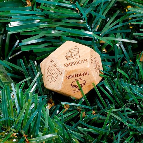 هدايا عيد الميلاد تخزين هدايا له تاريخها ليلة خطوبة هدايا مضحكة لصديقها الأزواج الغذاء النرد فك عيد الحب هدايا عيد الميلاد للنساء الرجال عشاق الطعام هدايا النرد الخشبي in Kuwait