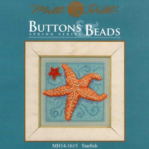 Mill Hill Starfish Beaded Counted Cross Stitch Kit 2016 Buttons & Beads Spring MH141615 in Saudi Arabia