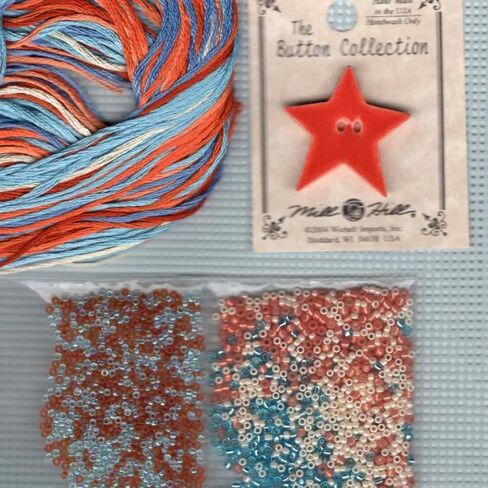 Mill Hill Starfish Beaded Counted Cross Stitch Kit 2016 Buttons & Beads Spring MH141615 in Saudi Arabia