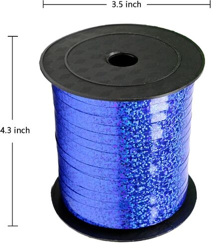 ZOOYOO 500 Yards White Crimped Curling Ribbon Balloon String Roll Balloon Curling Ribbon for Decoration Balloon Accessories in Saudi Arabia