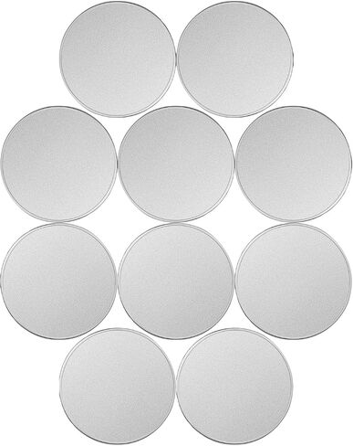 Zinc Alloy Blank Challenge Coins for Engraving Blank Coins for Laser Engraving Blank Challenge Coin Bulk, Blank Coins 40mm Silver Color Plated for DIY Crafts Metal Stamping Blanks-20 Pcs in Saudi Arabia