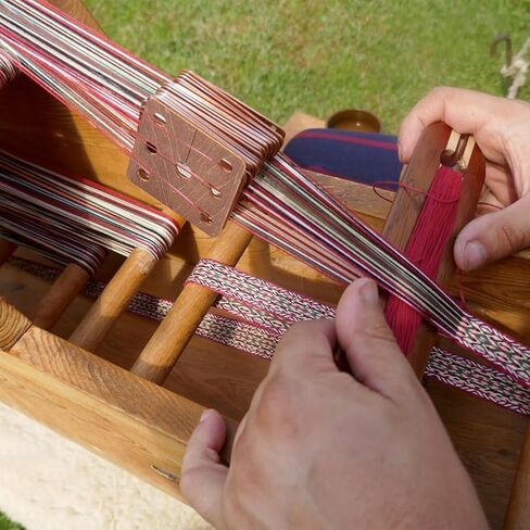AHANDMAKER 24Pcs Square Weaving Cards, 2x2 Inch Wood Loom Cards Handmade Weaving Tool Tablet Weaving Loom Weaving Supplies Wood Tablet Weaving Cards Wood Tool for Knitting Loom Accessories, Camel in Saudi Arabia