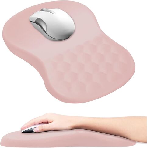 Doctor Developed Mouse Pad with Wrist Rest Ergonomically Designed Japanese Manufacturers Mouse pad for Carpal tunne 11.8x7.9 inch in Saudi Arabia